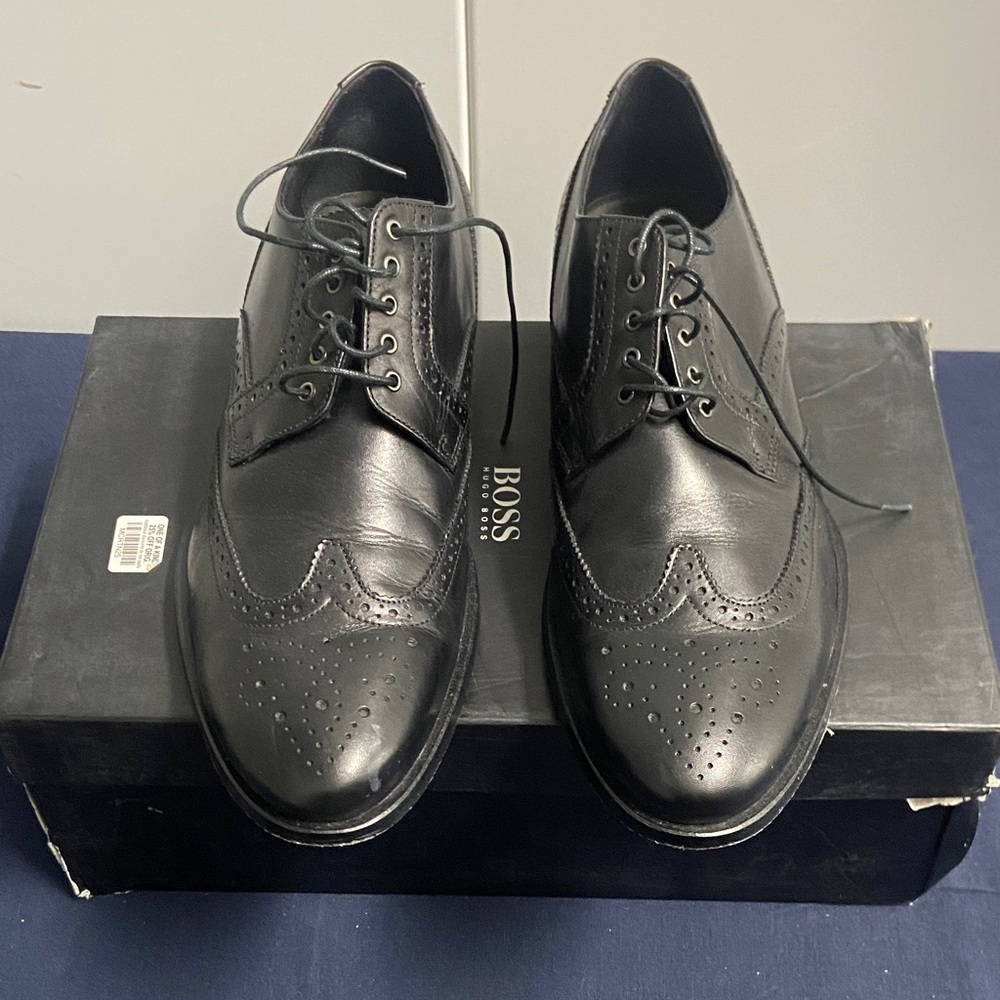 Boss Men's Black Oxford Shoes